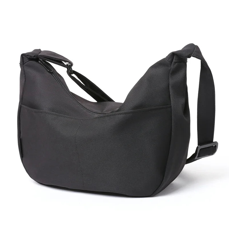 2025 LYMECH  Custom Black Sport Side Chest Sling Crossbody Luggage Travel Shoulder Messenger Bag for Men Women