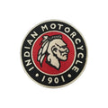 Ready to Ship Custom Motorcycle Circle Badge Iron on Leather DIY Jacket Clothes Indian Biker Embroidery Patch