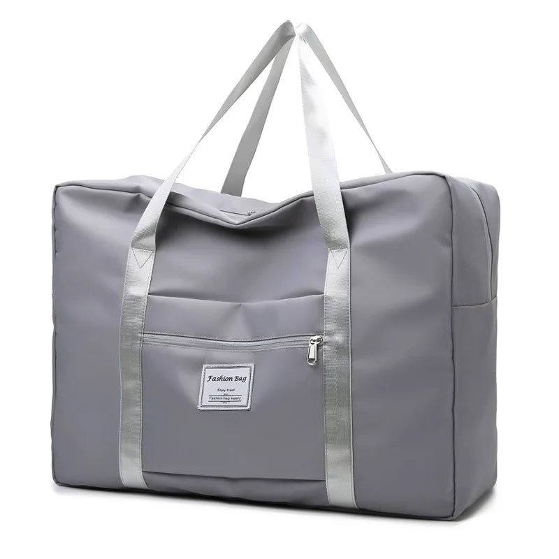 2024 Fashion Waterproof Polyester Duffle Bag for Women Hot Sale Bum Sports Gym Overnight Bag Zipper for Outdoor Activities