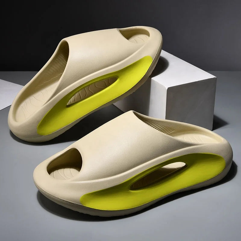 Luxury Summer Casual Non-Slip Platform Sandals Unisex Soft Eva Slippers Large Size Indoor Outdoor Slide Sandals Anti-Slip