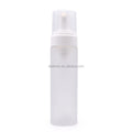 Custom logo Empty 100ml Frosted Glass Foaming Soap Pump Bottle With Black Top