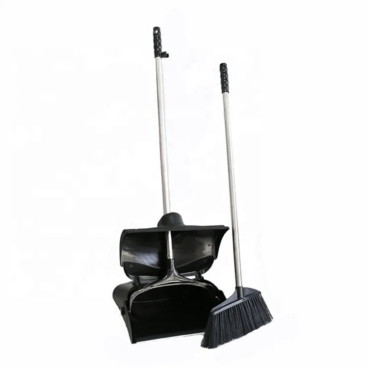 Long Handle Broom and Dustpan Set for  Home Usage Broom and Dustpan