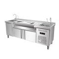 OEM Custom Stainless Steel Cocktail Bartending Station Mobile Station Bartender Cocktail bar Station Bar Equipment for Bars