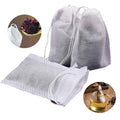 100 Pcs Disposable Tea Bags for Loose Leaf Tea with Drawstring Natural Wood Pulp Paper Material Tea Pouch