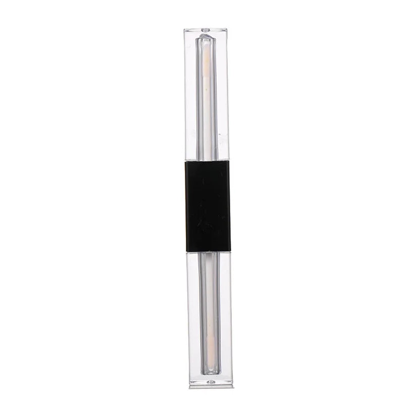 8ml Square Double-ended Lip Gloss Tube Plastic Cosmetic Screen Printing OEM Sub-bottling