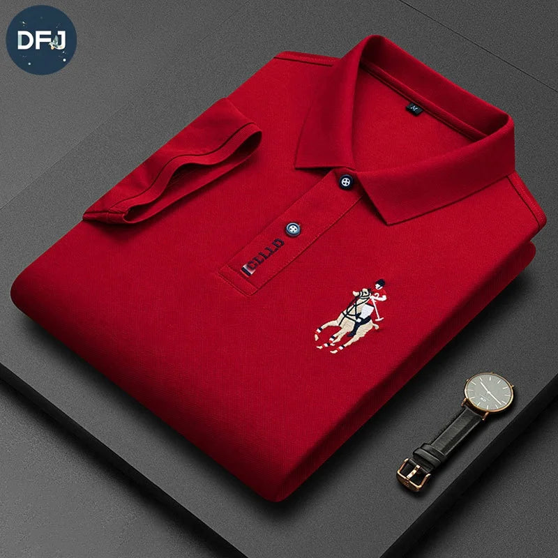High Quality Summer Men's Short Sleeve Polo Shirt with Designer Embroidery Sublimation Print Pattern Unified Style