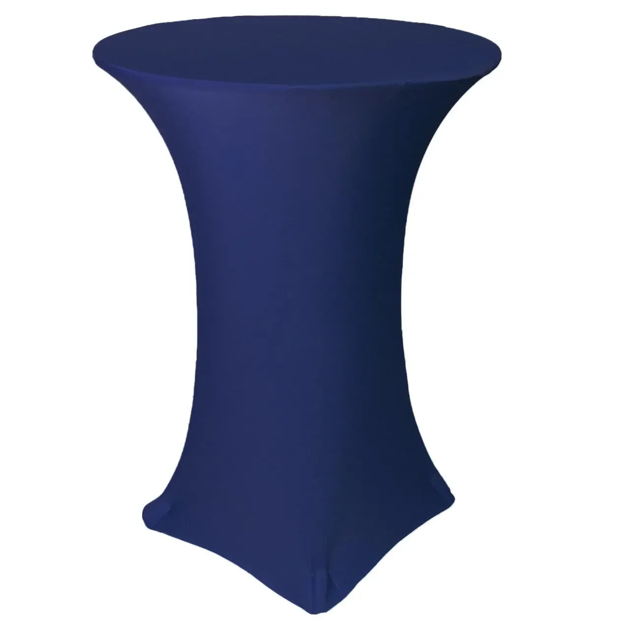 Wholesale Customized Solid Color Spandex Bar Table Covers Knitted Oval Beer Cocktail Table Covers for Home Use