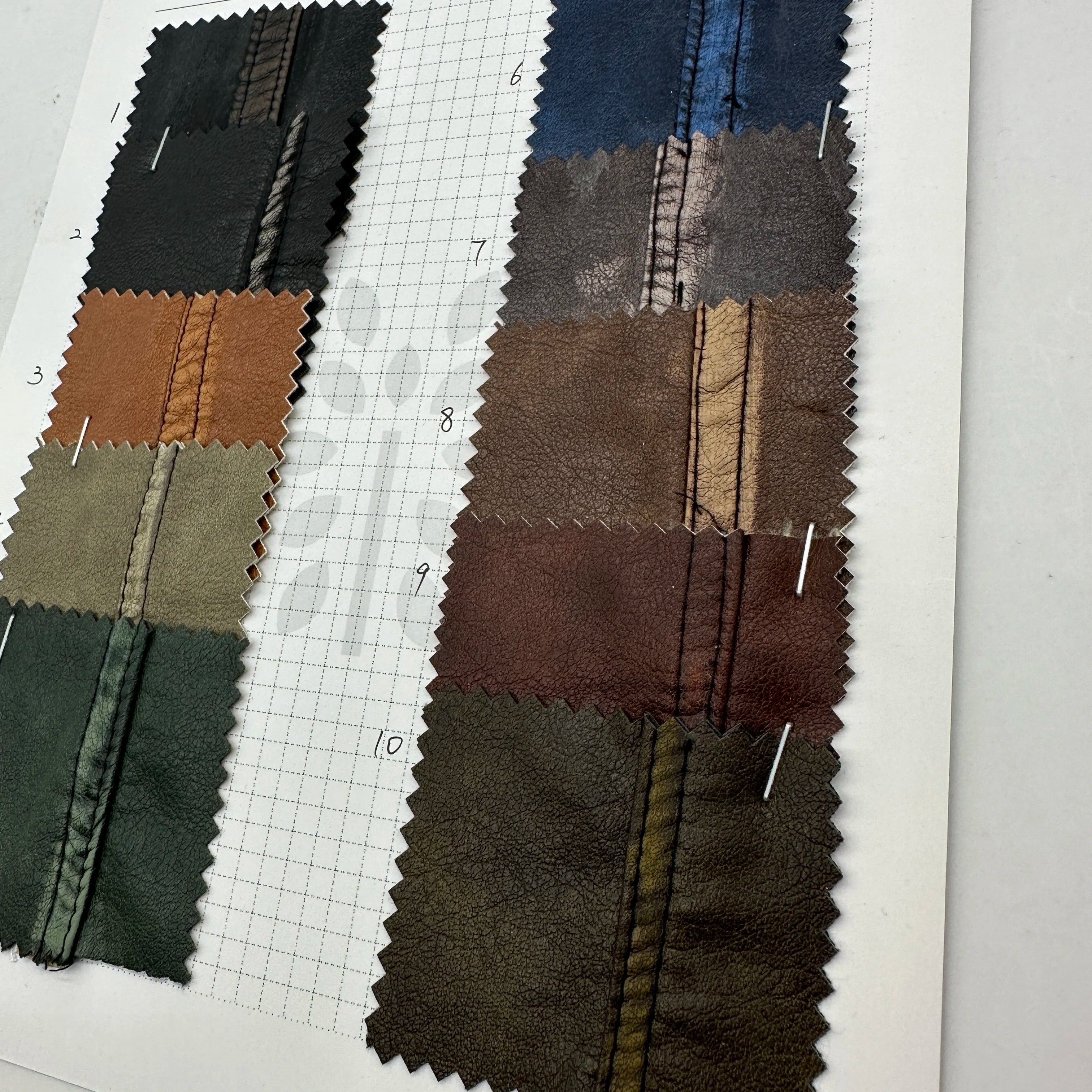 PFAS FREE New Design Rayon Backing Faux Leather Synthetic Leather Fabric for Jacket 0.7mm Rub Fading Leather
