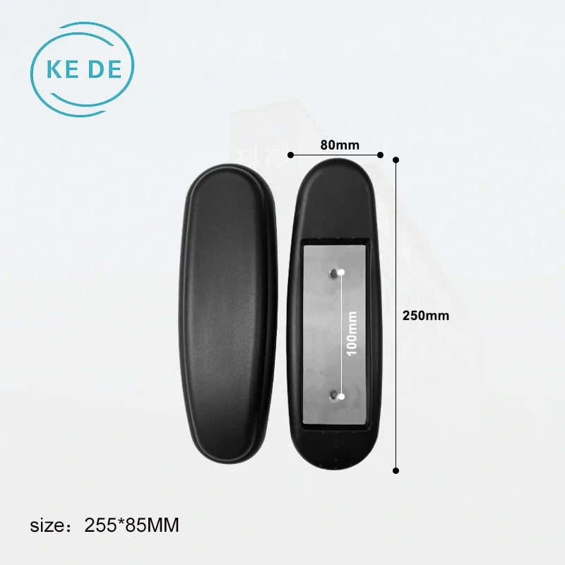 KEDE Factory Price PU Metal Office Chair Armrest Replacement Pads for Home & Apartment Furniture Gaming Chair Parts