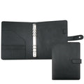 ModernQiu Custom Printed A5 Hard 6-Ring Binder Notebook WholePU Leather Business Folder Organizer Presentation Folder