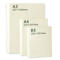 Factory Price A4 A3 120gsm Cream Uncoated Ivory 100gsm Woodfree Writing Paper with Recycled Materials Custom Logo Offset Sheets