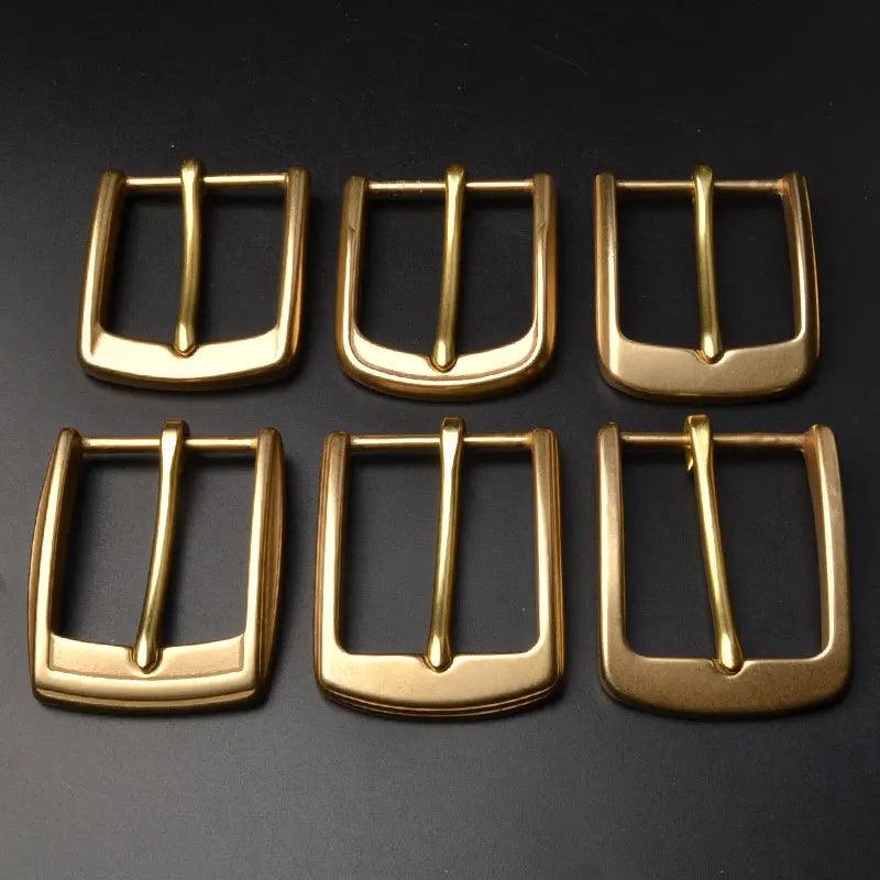 Deepeel KY501 4CM Belt Accessories Various Solid Brass Belt Buckles Belt Head Accessories Jean Waist Adjustment Buckle