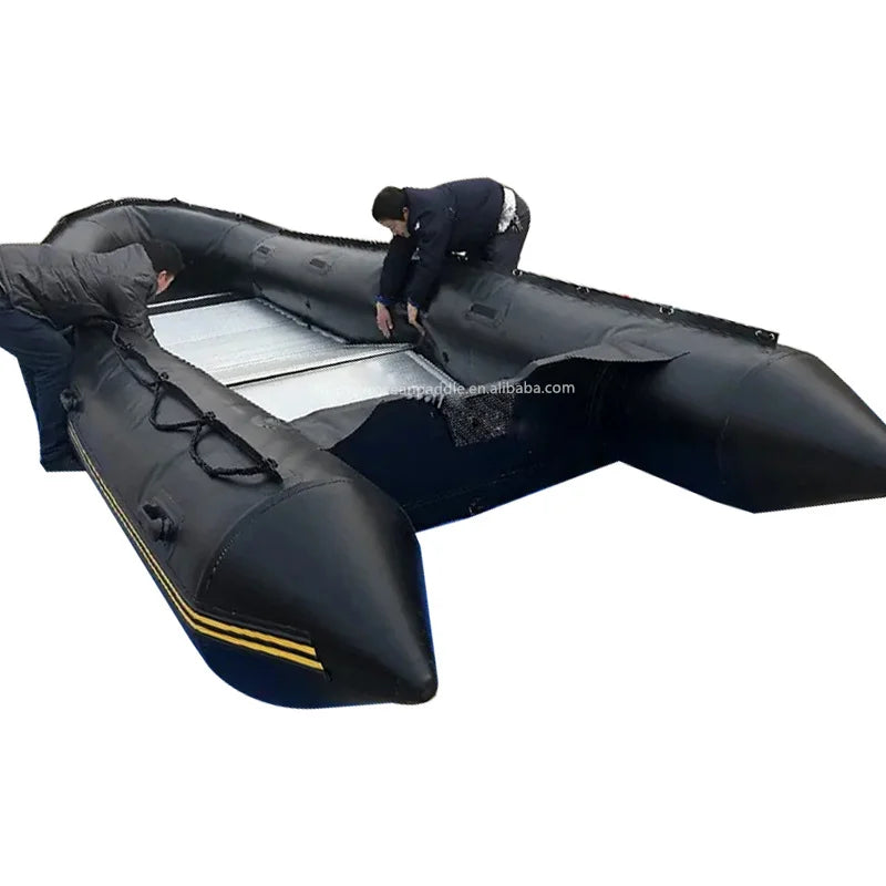 Factory Heavy Duty 5.2m 5.8m 18ft Large Rubber Boat Inflatable Fishing Boat Largest Inflatable Boat for Sale