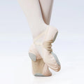 Women Girls Ballet Shoes Ballerina Soft Sole Dance Shoes Stretch Fabric Splice Ballet Slippers