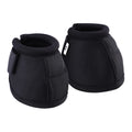 2520D Eco-Friendly Horse Bell Boots with Neoprene Lining No-Turn Design for Hoof Overreach Protection-Purple