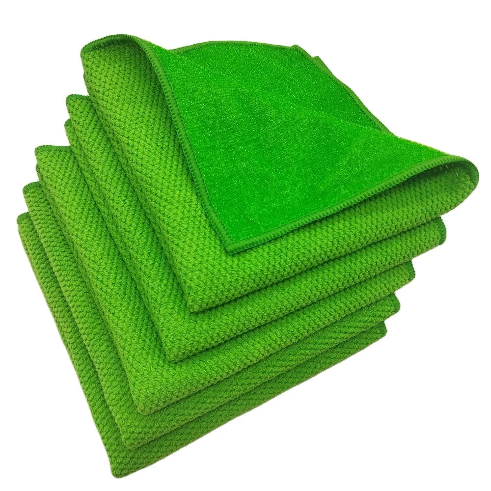 Wholesale Custom Weave Kitchen Dish Cloths Microfiber scrub cleaning Towel