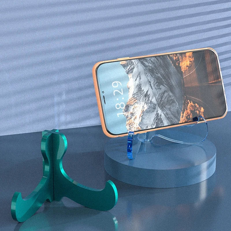 B-5553 Mobile Phone Bracket Crystal Glue Silicone Mold Cellphone Holder  Support Epoxy Resin Mould Phone Stand Handmade Tools