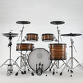 Lemon Drum T950 Dark Wood Grain/sparkle Black Without Module for Electronic Drum Set
