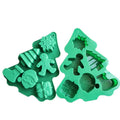 Non Stick Christmas Silicone Baking Mold Christmas Tree  Snowman Molds Making  Chocolate Bath Bombs and Soap Molds