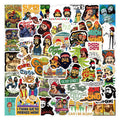 55PCS USA Comedy Bros Funny Cheech and Chong Sticker