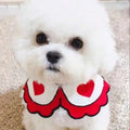 Shengchaoyi Luxury Cotton Dog Bandana Pet Saliva Towel Scarf Bib for Cats and Puppies Accessory