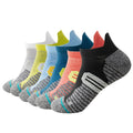 Custom Logo Design Mens Grip Compression Ankle Knitted Crew Sports Socks