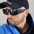 Lucky Trendy Square UV400 Sunglasses for Women Men PC Frame Designer Brand Luxury Custom Fashion Sun Shades