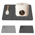 High Quality Rice Cooker Silicone Heat Insulation Protective Pad Bottom Mat 45x30cm 10mm Thick >600mm Diameter Spoon Holder