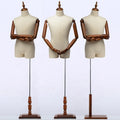 Clothing Store Solid Wood Arm Full Body Model Props High-end Men's Window Simulation Mannequin Shelf