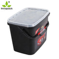Plastic White Paint Bucket With Lids Handle 20 Liter Pail Barrel