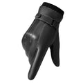 Cheap Windproof Warm Touch Screen Man Winter PU Leather Motorcycle Driving Gloves