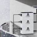 ASGOFT EU Stock Portable 51.2V 72Ah Power Station Lifepo4 3.8KWH Stackable Solar System BMS Protection Home Use IP65 Waterproof