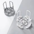New Fashion Simple Creative Retractable Abs Plastic Dish Rack Kitchen Tableware Storage Shelf Color Box