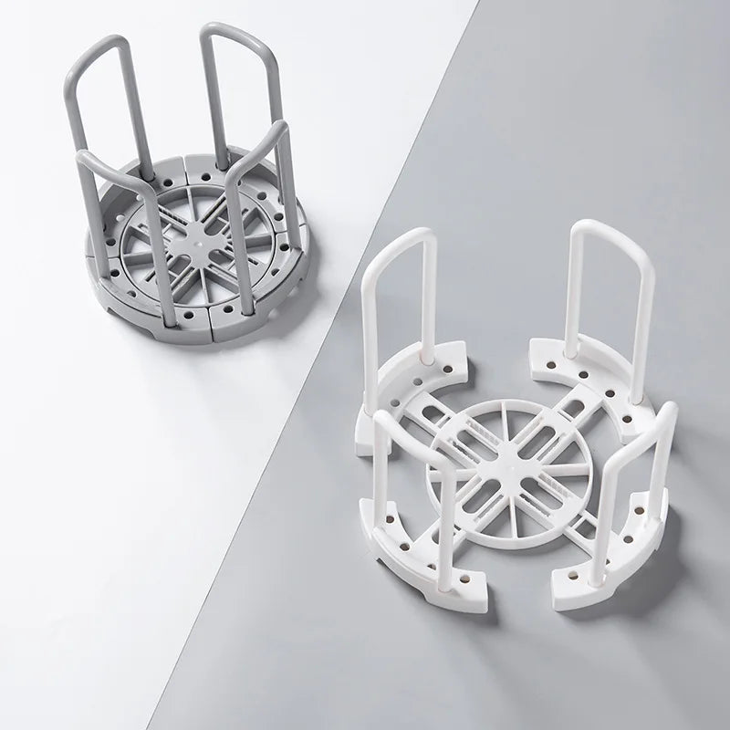 New Fashion Simple Creative Retractable Abs Plastic Dish Rack Kitchen Tableware Storage Shelf Color Box