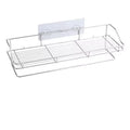 Shelf Adhesive Kitchen Storage Shelf Stainless Steel Shower Caddy Rack for Home Hotel