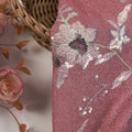 OEM ODM Designer 100% Polyester Embroidery Lace Sequins Fabrics Tear-Resistant for Weddings for Boys and Girls' Shoes