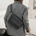 Wholesale  Custom 2024 Pu Leather Sport Side Handbags Chest Sling Crossbody Luggage Travel Shoulder Messenger Bag for Men Women