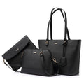 LOVEVOOK Wholesale 3pc Classic Tote Bags Set Messager Crossbody Shoulder Bags for Womens Girls Custom Luxury Purses and Handbags