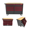 GATmatic OEM GEC905 Large Heavy-Duty 9-Drawer Rolling Tool Storage Cabinet Durable Steel & Iron Trolley Workshop Use