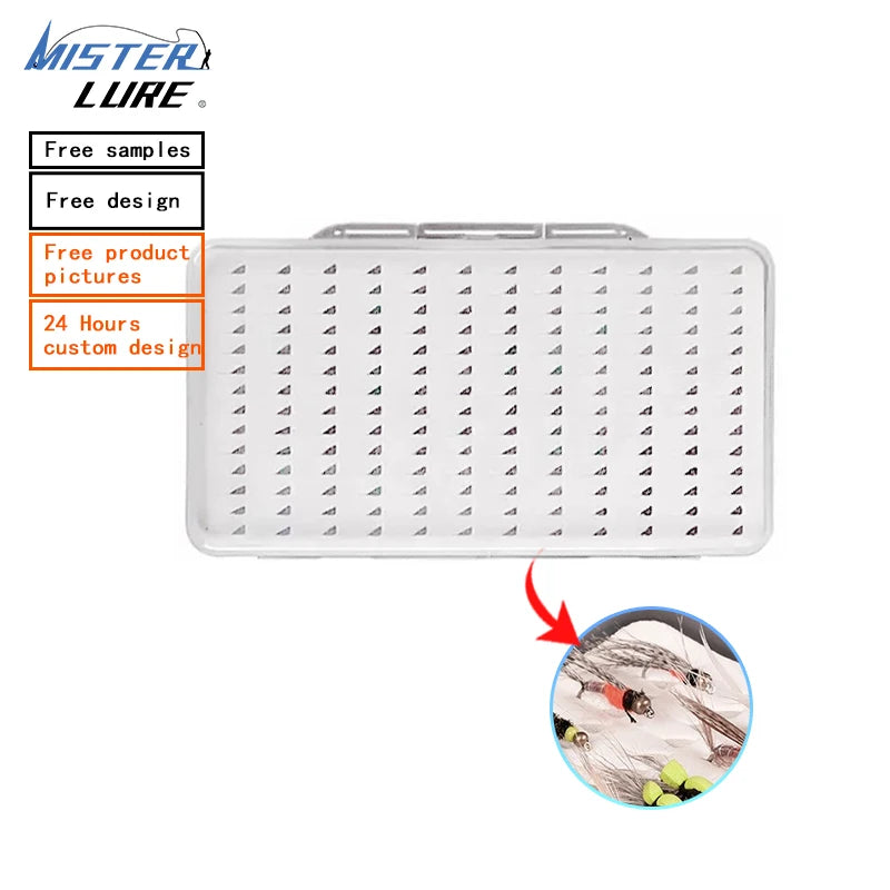 MISTER LURE Fishing Lure Box Fishing Accessories Fishing Tackle Box Plastic Accessories Fly Box