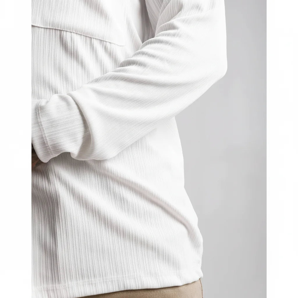 Imperio Shop Men's Oversized Fashion Corduroy Crew Neck Breathable Sweatshirt-Comfortable Fit