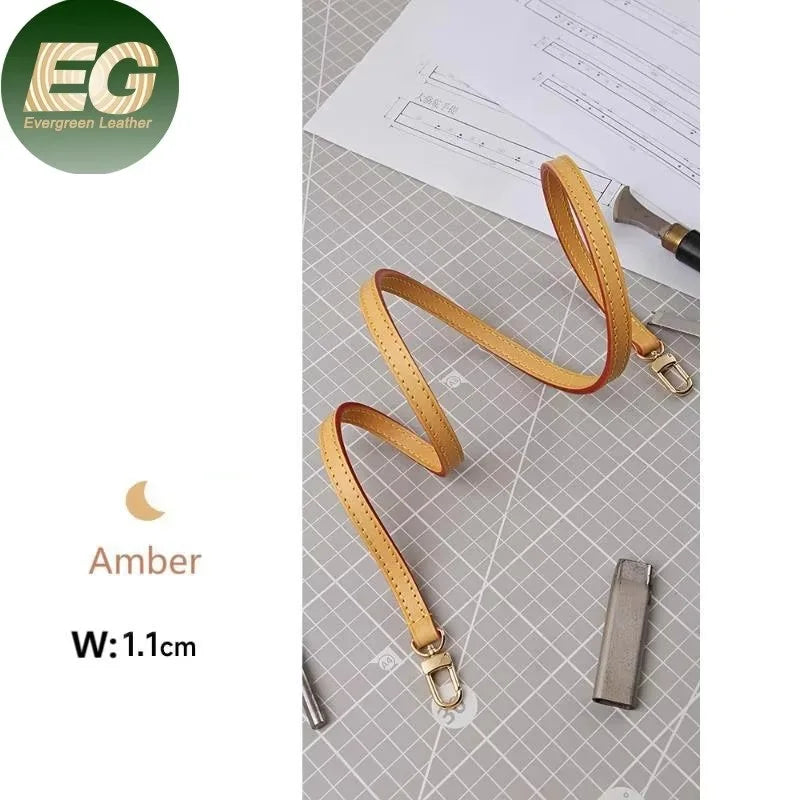 LST260 Designer Custom Vegetable Tanned Real Leather Shoulder Replacement Straps for IVY Bags Purse Underarm Crossbody Bag Strap