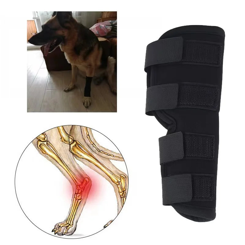 Self-Adhesive Pet Knee Brace Pad Joint Recovery Leg Sleeve for Dogs Pet Joint Protection
