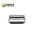 TANJA  L40 Stainless steel 304 hardware fitting metal tool box handle and latch with rubber for wooden flight case materials