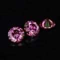 Starsgem VVS Round Brilliant Cut Pink Moissanite 1ct Loose Gems Moissanite Diamond