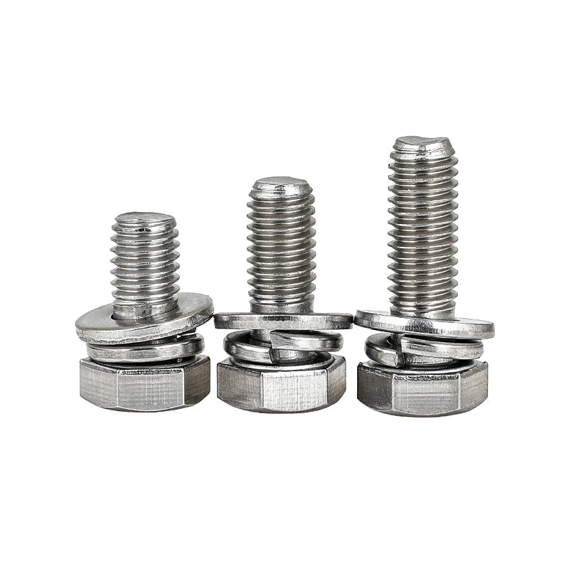 Quality Assurance Customized Stainless Steel Hex Head Self-drilling Screws Spring Pads Flat Washers Box High Metric
