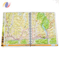 Custom Perfect Bound Softcover Hide Spiral Art Paperback Map book Printing China Factory Direct Wholesale Bulk Orders