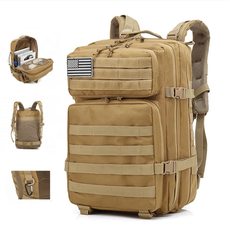 45L 25L Rucksacks Hiking Hunting Back Pack Travel Outdoor Sport Fitness  GYM Bag Tactical Backpack