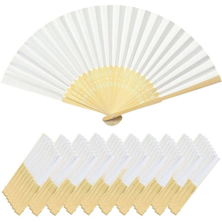 Impress Everyone Custom Wide Use Foldable Feather Hand Fan Tassle Fruit Pattern Love Style Durable 11-inch Plastic Construction