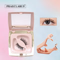 Wholesale 3D Quantum Magnetic False Eyelashes Natural Looking 3D Soft  Magnetic Eyelashes with Applicator